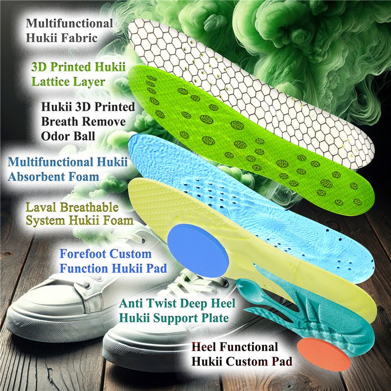 Remove Smelly & Stinky Odor with Breathable Insoles