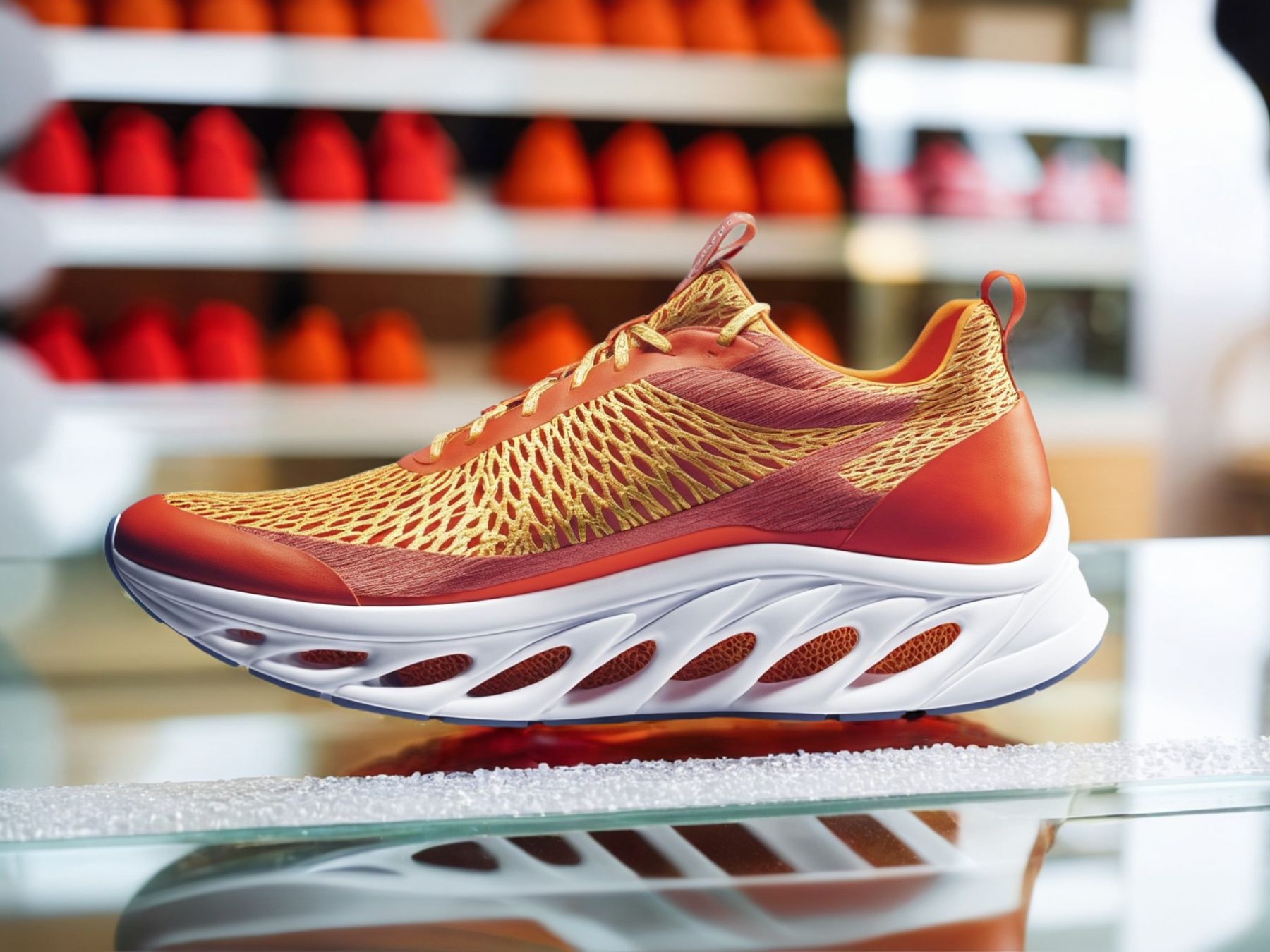 3D Printed Breathable Waterproof Casual Super Energy Shoes